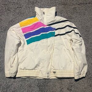Vintage 90s Tyrolia Colorblock Ski Jacket Mens L Retro Alpine Windbreaker